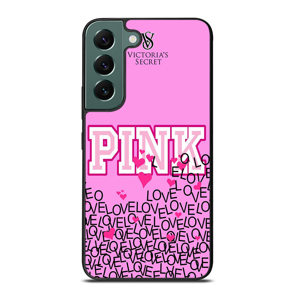 VICTORIA'S SECRET PINK LOVE Samsung Galaxy S22 Case Cover