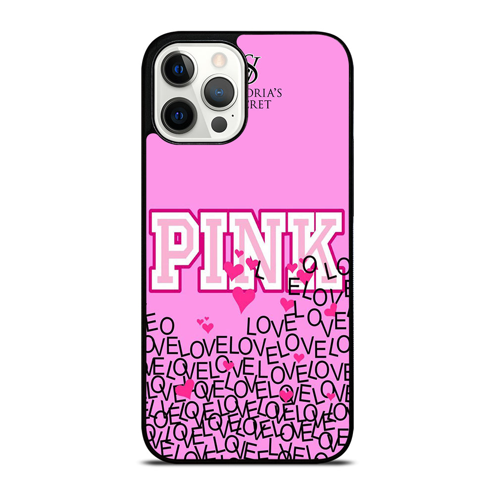 VICTORIA'S SECRET PINK LOVE iPhone 12 Pro Max Case Cover