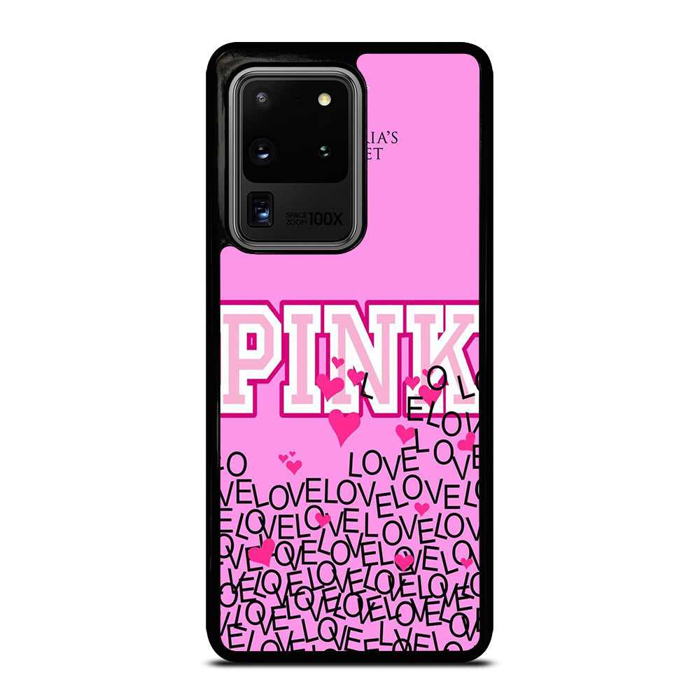 VICTORIA'S SECRET PINK LOVE Samsung Galaxy S20 Ultra Case Cover