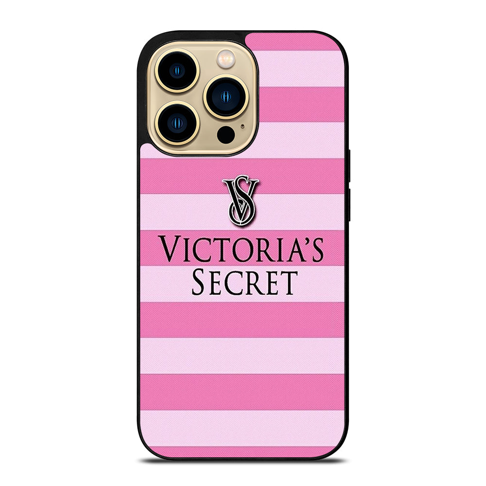 VICTORIA'S SECRET STRIPE LOGO 3 iPhone 14 Pro Max Case Cover