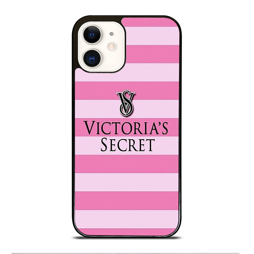 VICTORIA'S SECRET STRIPE LOGO 3 iPhone 12 Case Cover