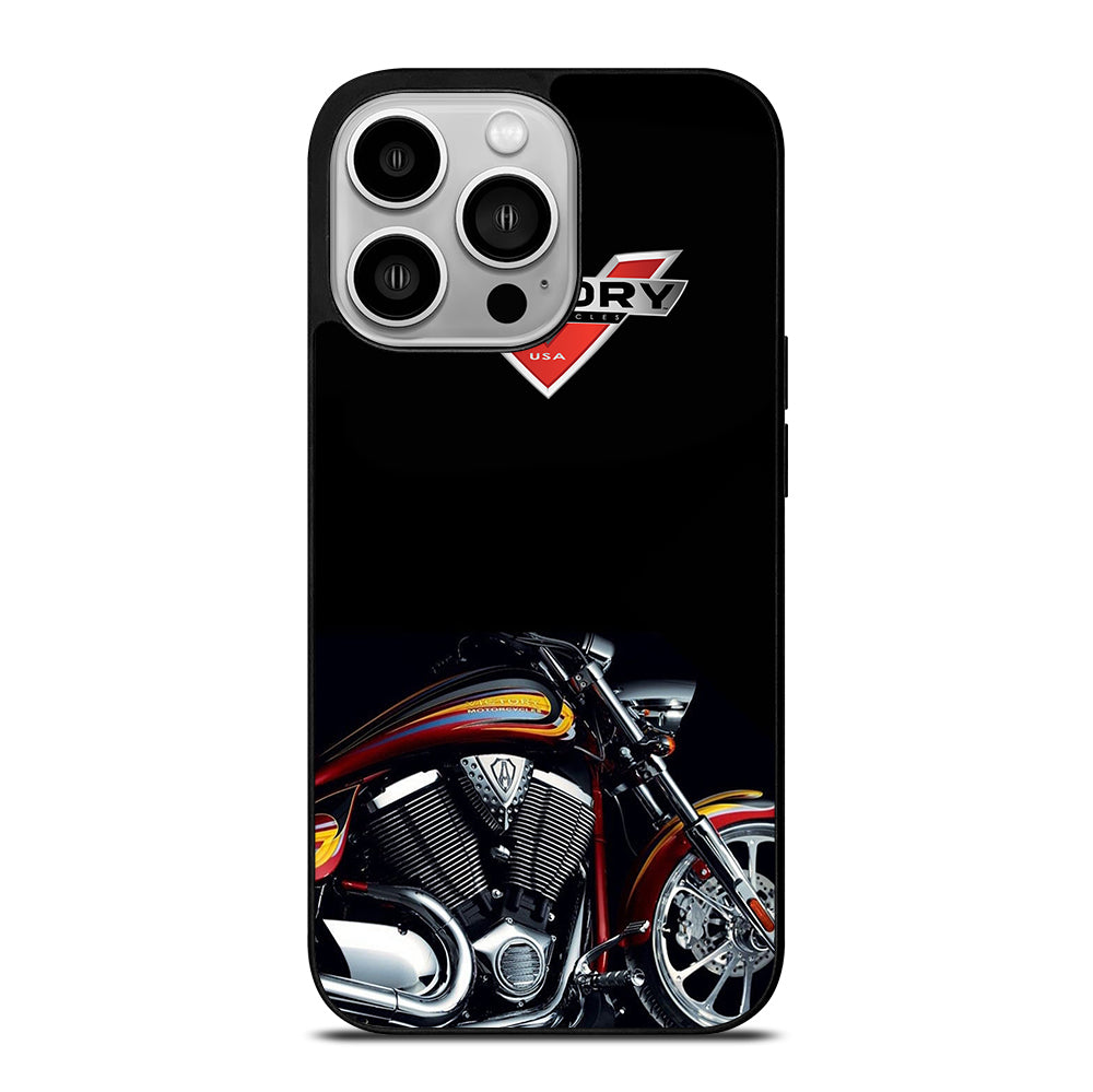 VICTORY LOGO MOTORCYCLE iPhone 14 Pro Case Cover