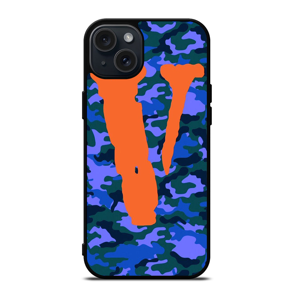 VLONE LOGO CAMO 3 iPhone 15 Plus Case Cover