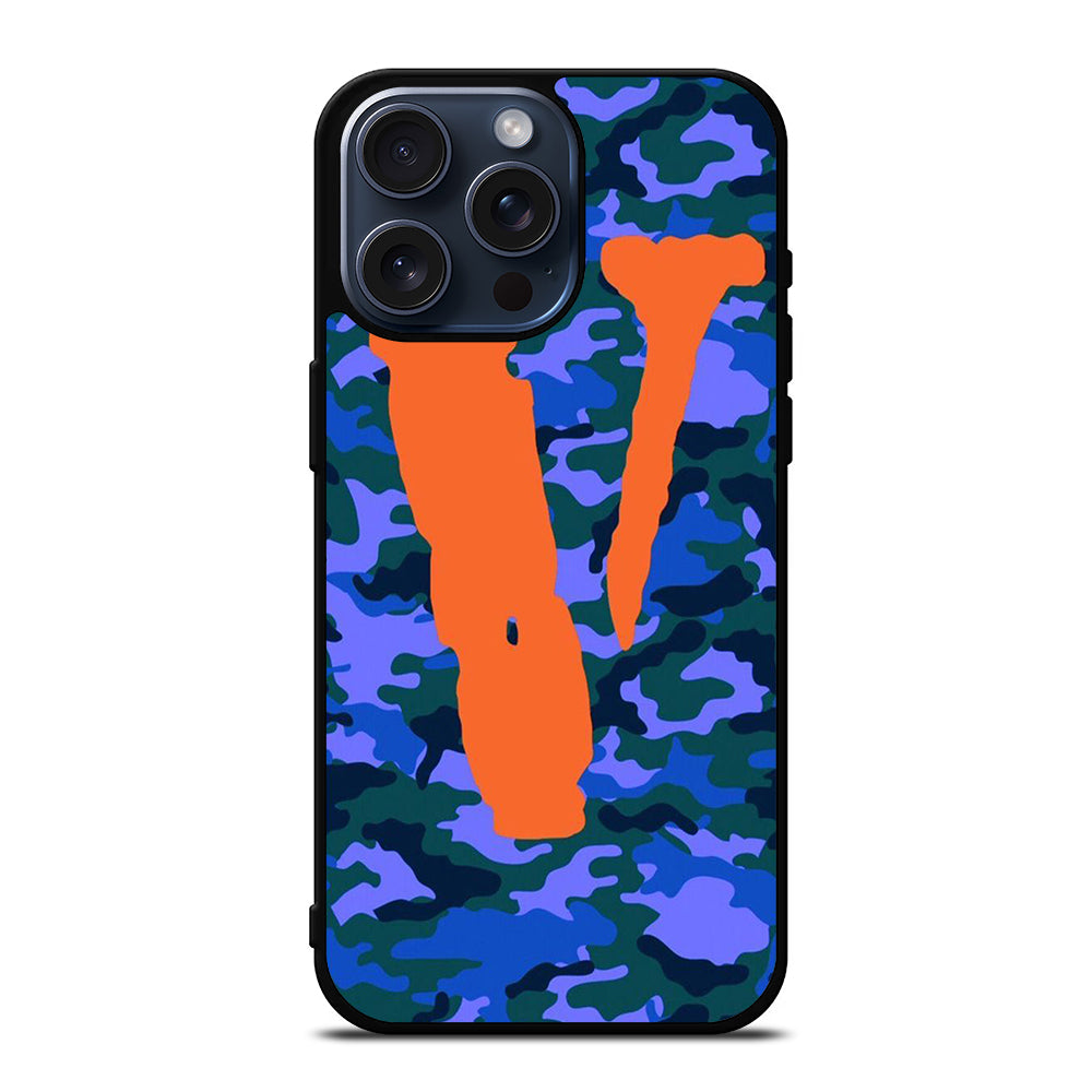 VLONE LOGO CAMO 3 iPhone 15 Pro Max Case Cover