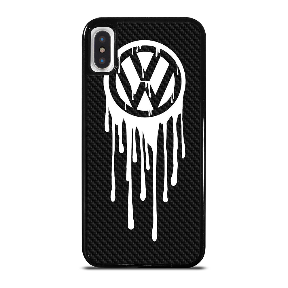 VOLKSWAGEN VW LOGO CARBON iPhone X / XS Case Cover