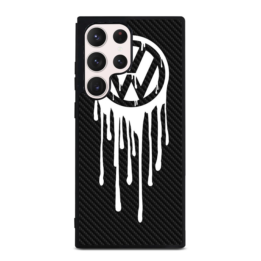 VOLKSWAGEN VW LOGO CARBON Samsung Galaxy S23 Ultra Case Cover