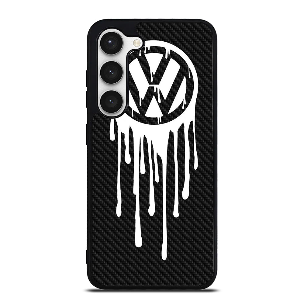 VOLKSWAGEN VW LOGO CARBON Samsung Galaxy S23 Case Cover