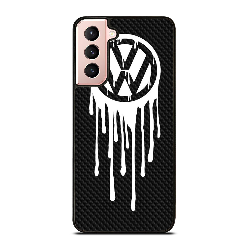 VOLKSWAGEN VW LOGO CARBON Samsung Galaxy S21 Case Cover