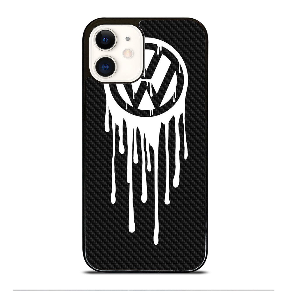 VOLKSWAGEN VW LOGO CARBON iPhone 12 Case Cover