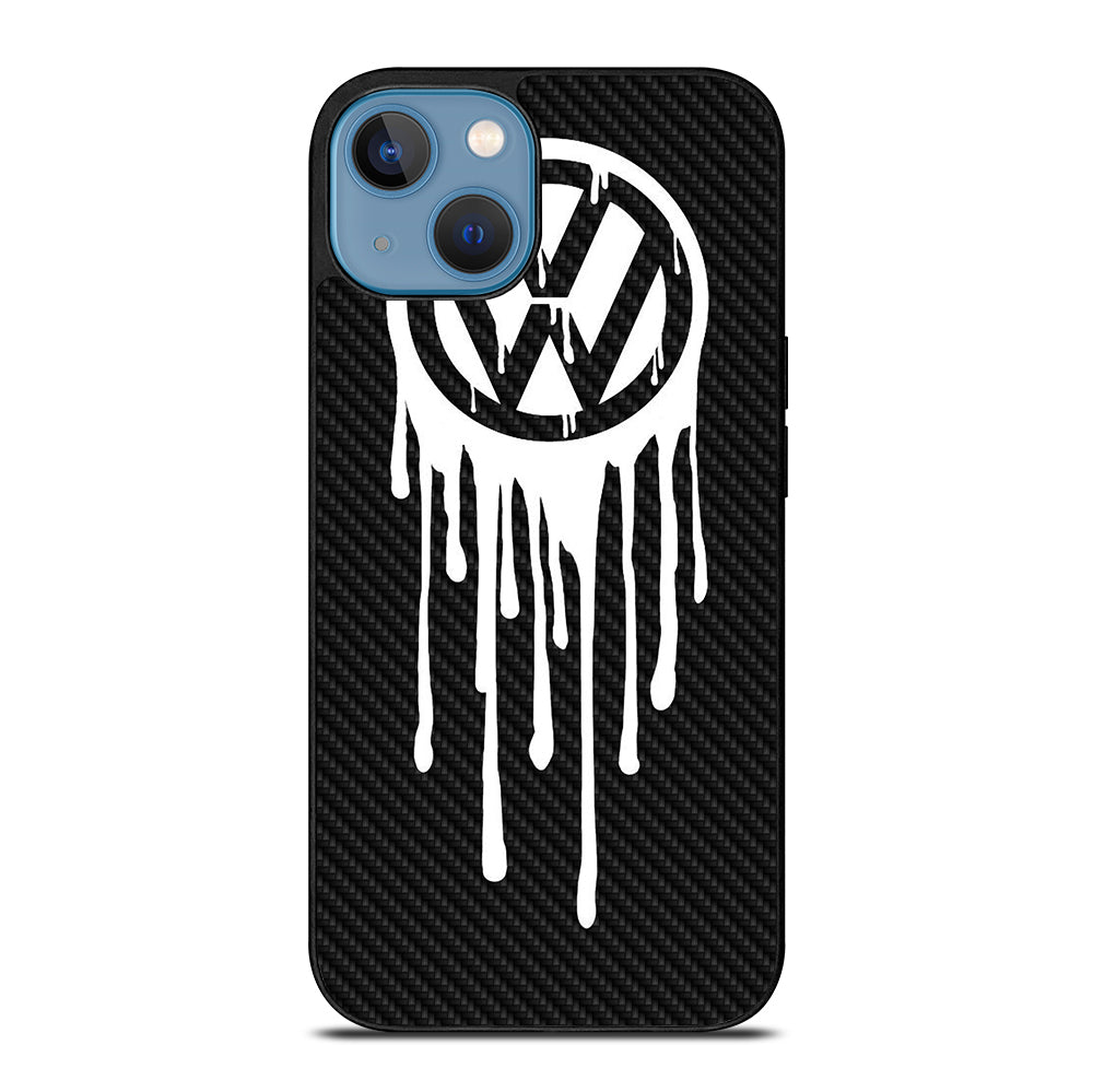 VOLKSWAGEN VW LOGO CARBON iPhone 13 Case Cover
