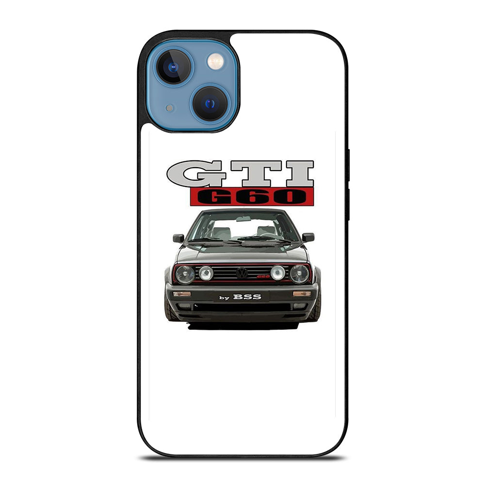 VW VOLKSWAGEN GTI CAR BLACK iPhone 13 Case Cover