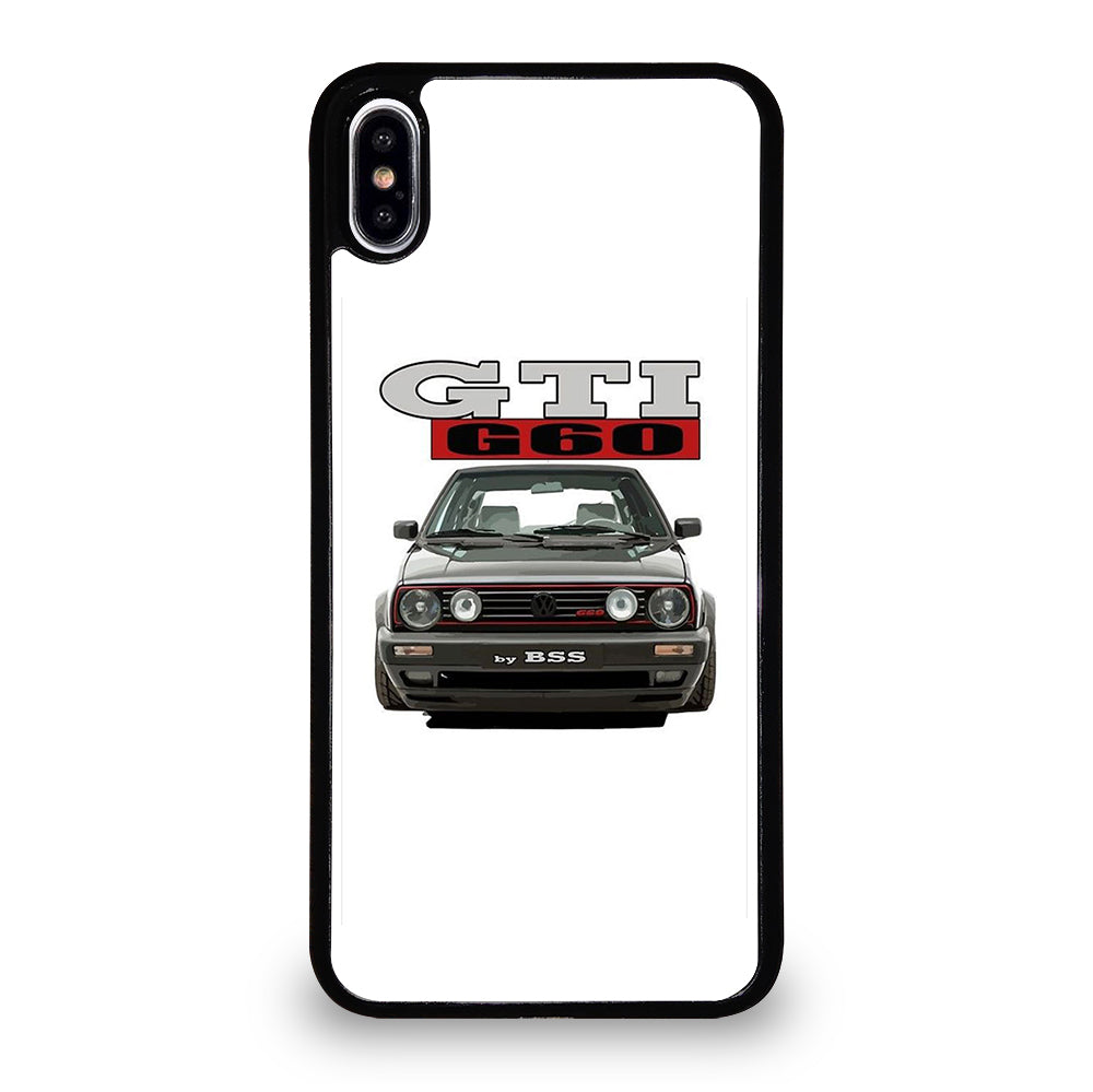 VW VOLKSWAGEN GTI CAR BLACK iPhone XS Max Case Cover