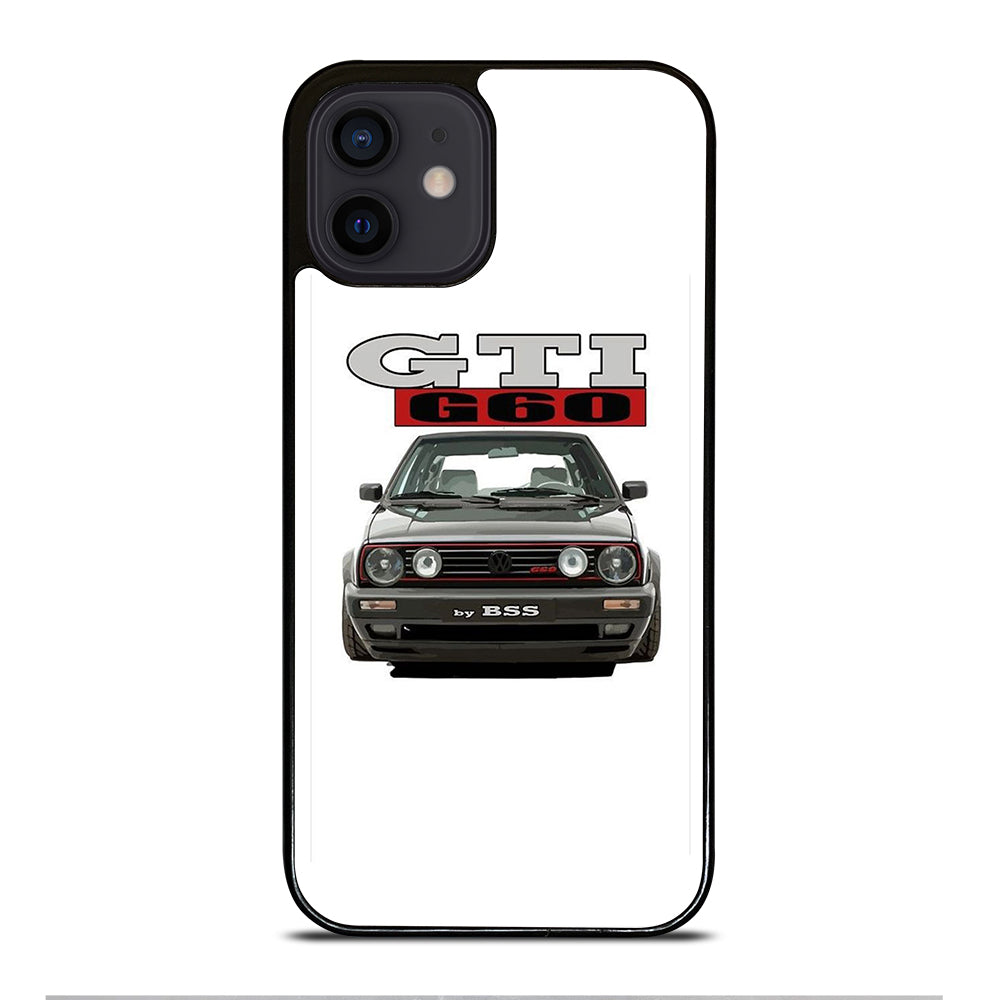 VW VOLKSWAGEN GTI CAR BLACK iPhone 12 Mini Case Cover