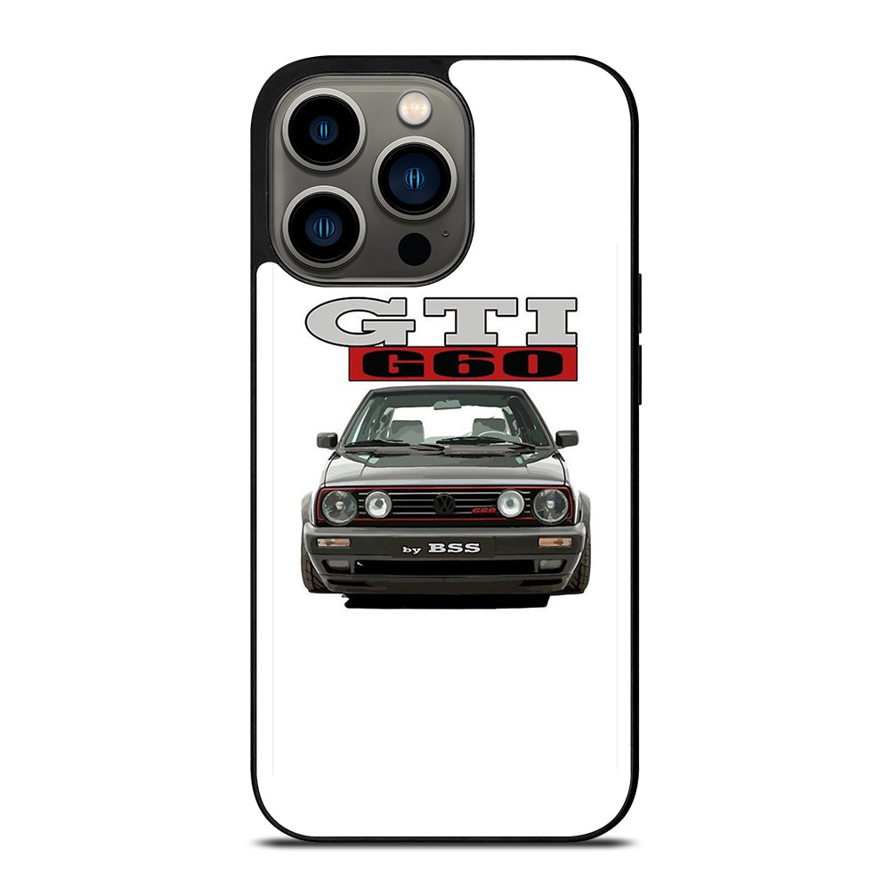 VW VOLKSWAGEN GTI CAR BLACK iPhone 13 Pro Case Cover