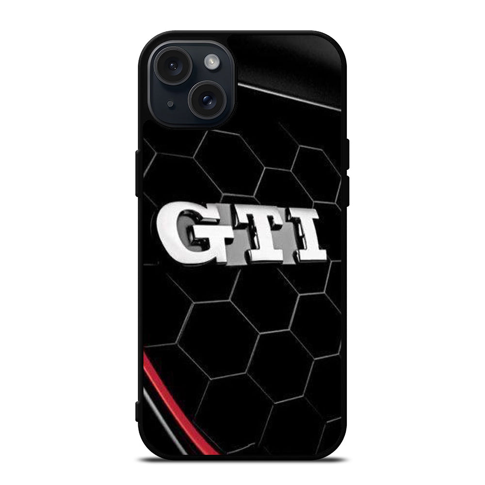 VW VOLKSWAGEN GTI EMBLEM CAR iPhone 15 Plus Case Cover