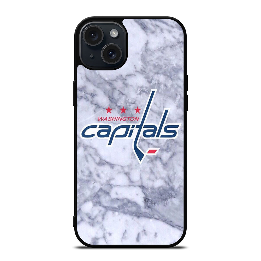 WASHINGTON CAPITALS MARBLE LOGO iPhone 15 Plus Case Cover
