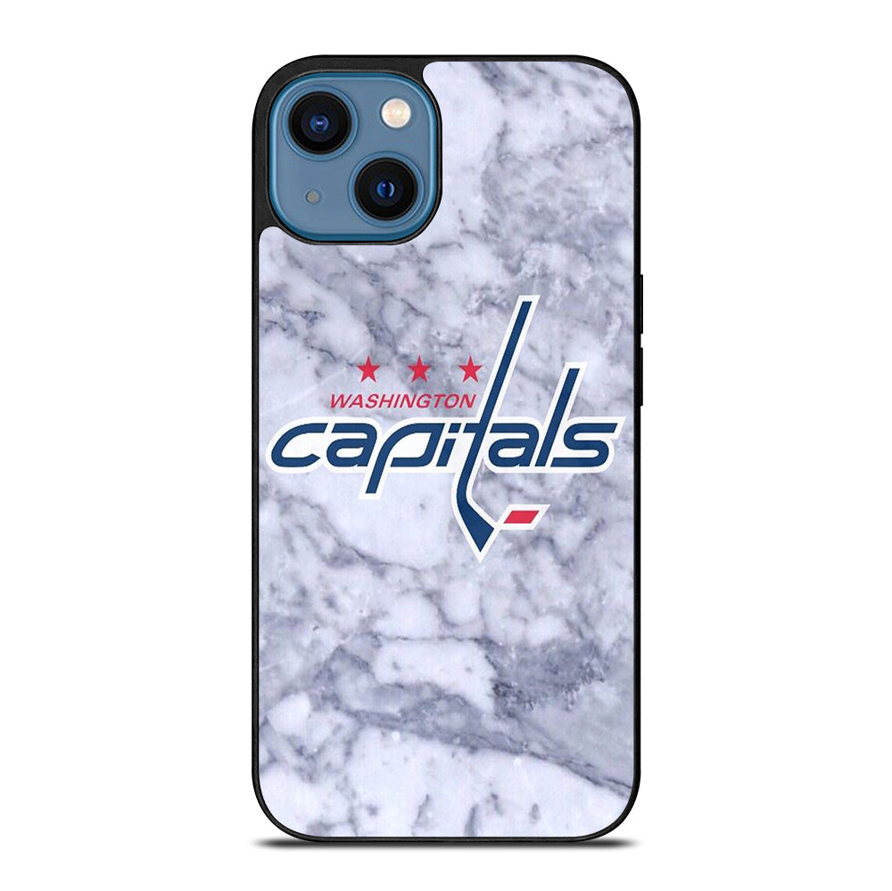 WASHINGTON CAPITALS MARBLE LOGO iPhone 14 Case Cover