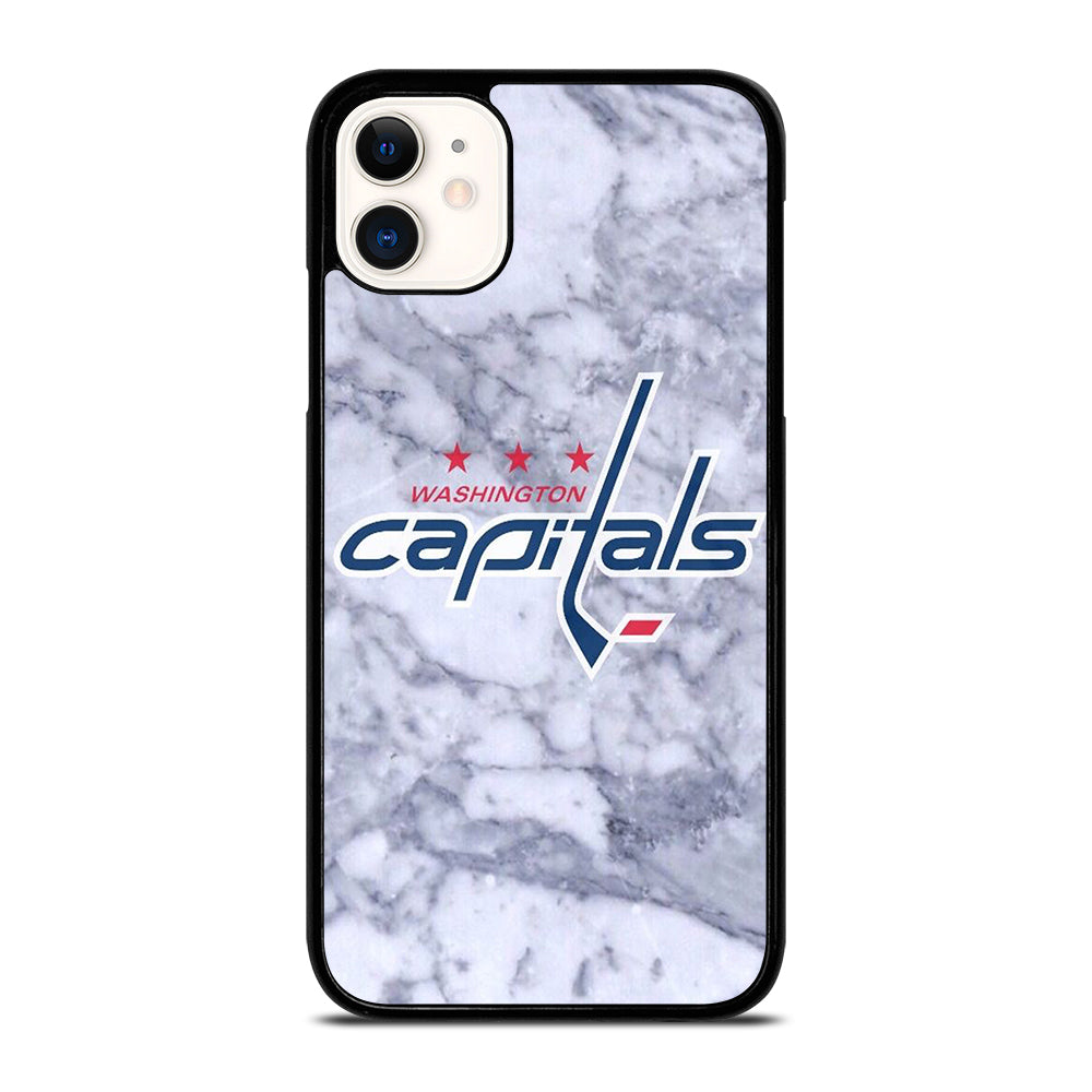 WASHINGTON CAPITALS MARBLE LOGO iPhone 11 Case Cover