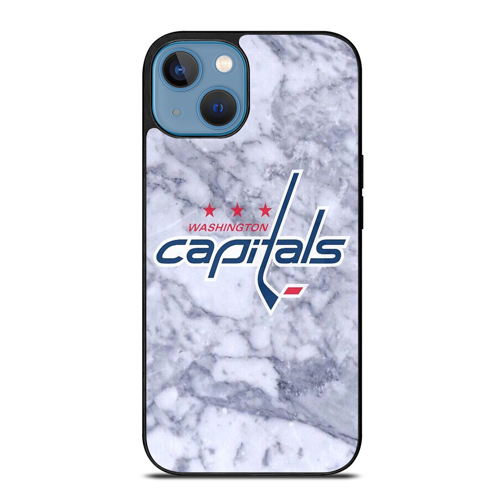 WASHINGTON CAPITALS MARBLE LOGO iPhone 13 Case Cover