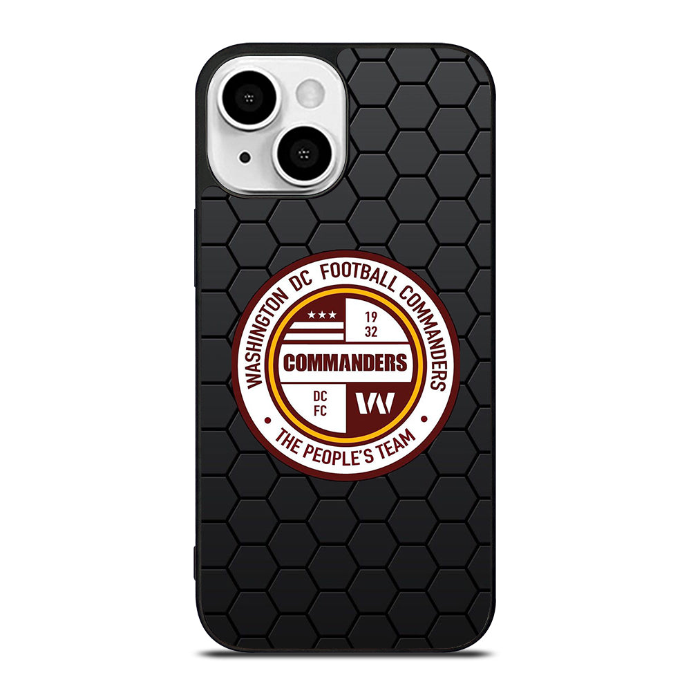 WASHINGTON COMMANDERS HEXAGON iPhone 13 Mini Case Cover