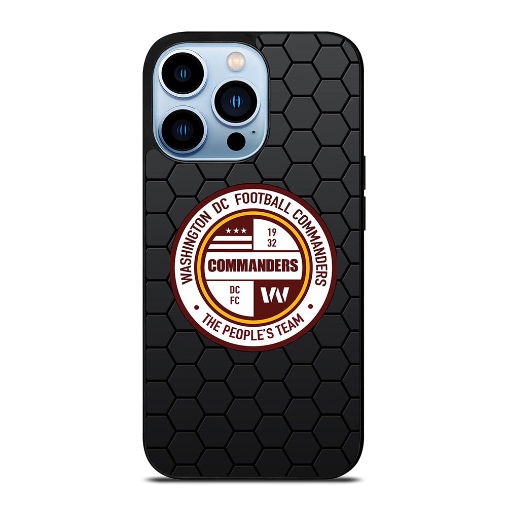 WASHINGTON COMMANDERS HEXAGON iPhone 13 Pro Max Case Cover