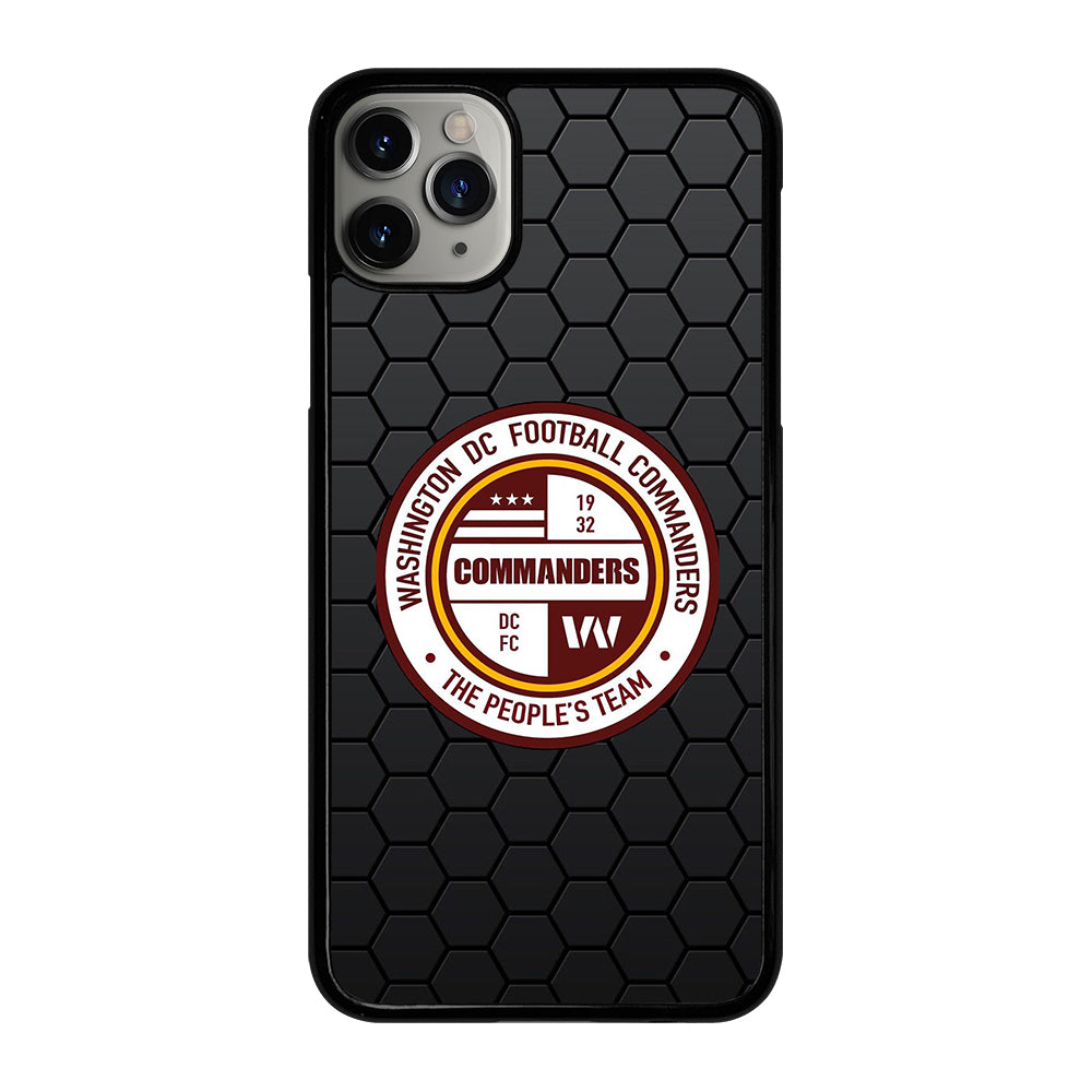 WASHINGTON COMMANDERS HEXAGON iPhone 11 Pro Max Case Cover
