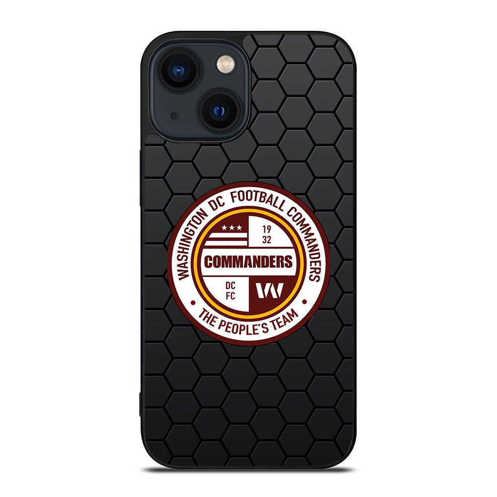WASHINGTON COMMANDERS HEXAGON iPhone 14 Plus Case Cover