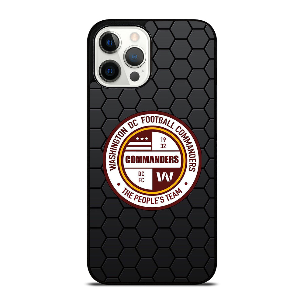WASHINGTON COMMANDERS HEXAGON iPhone 12 Pro Max Case Cover
