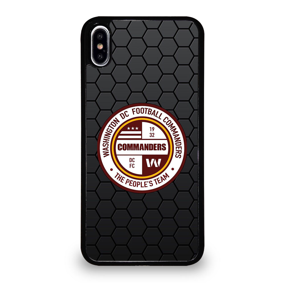 WASHINGTON COMMANDERS HEXAGON iPhone XS Max Case Cover