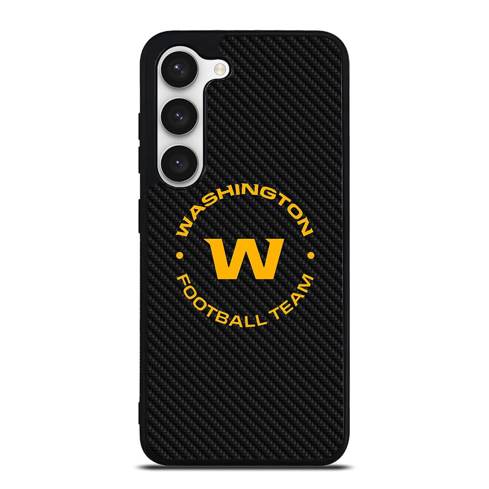 WASHINGTON FOOTBALL LOGO CARBON Samsung Galaxy S23 Case Cover