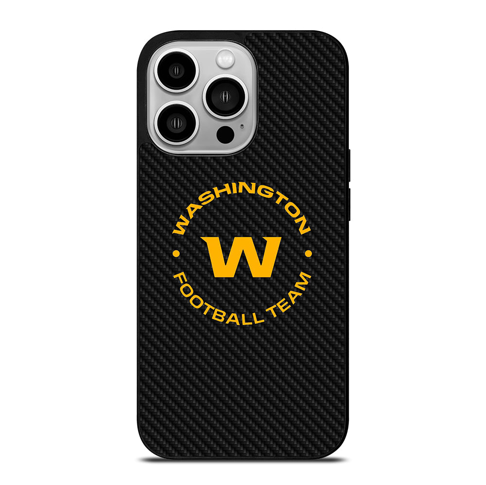 WASHINGTON FOOTBALL LOGO CARBON iPhone 14 Pro Case Cover