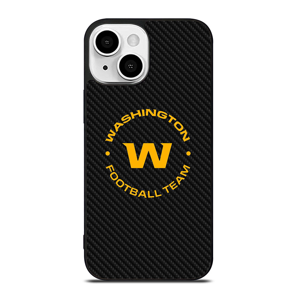 WASHINGTON FOOTBALL LOGO CARBON iPhone 13 Mini Case Cover