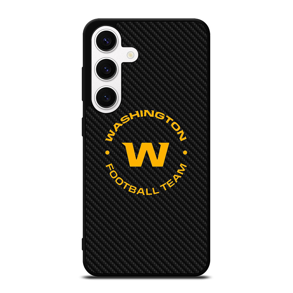 WASHINGTON FOOTBALL LOGO CARBON Samsung Galaxy S24 Case Cover