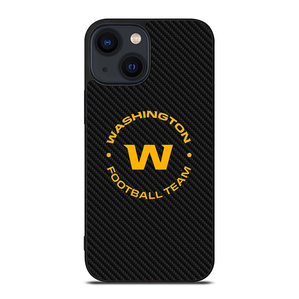 WASHINGTON FOOTBALL LOGO CARBON iPhone 14 Plus Case Cover