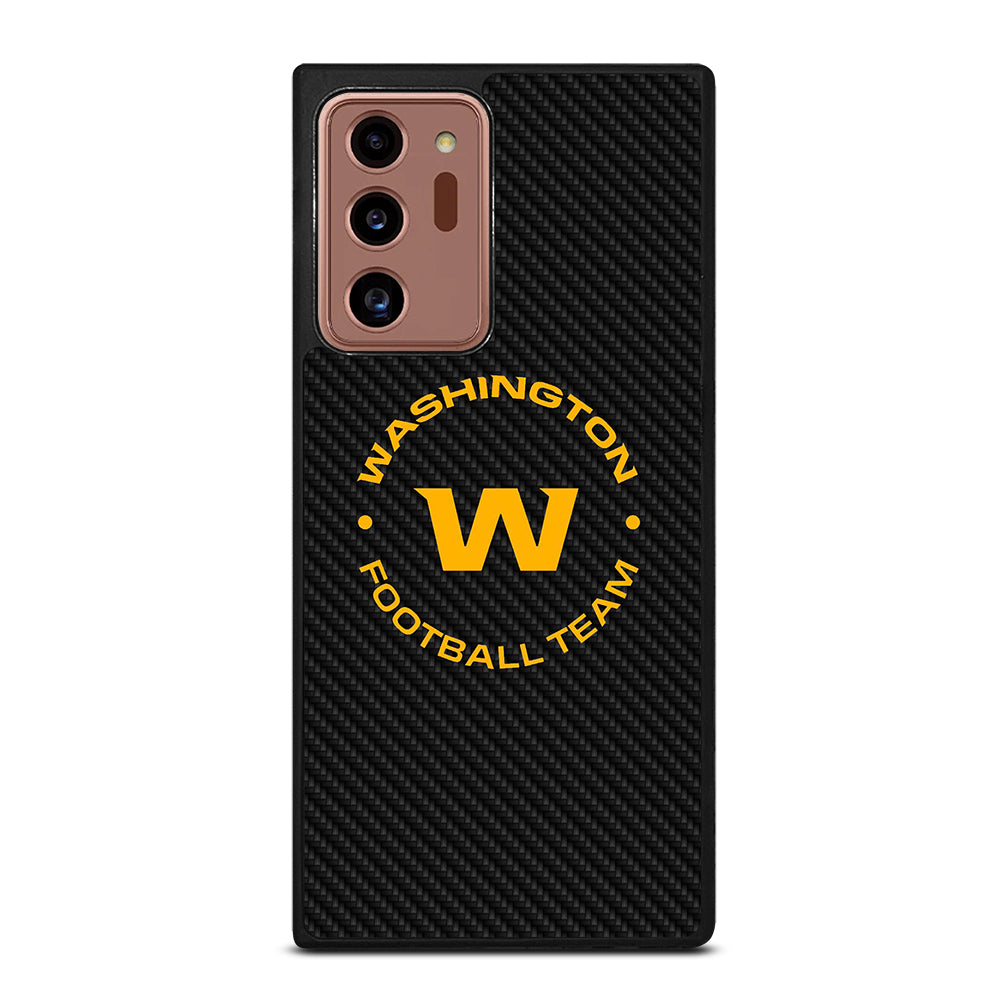 WASHINGTON FOOTBALL LOGO CARBON Samsung Galaxy Note 20 Ultra Case Cover