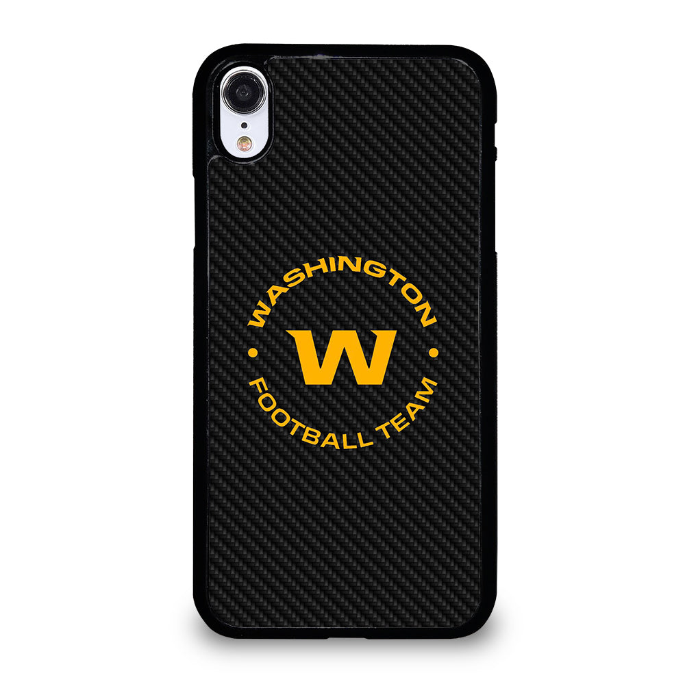 WASHINGTON FOOTBALL LOGO CARBON iPhone XR Case Cover