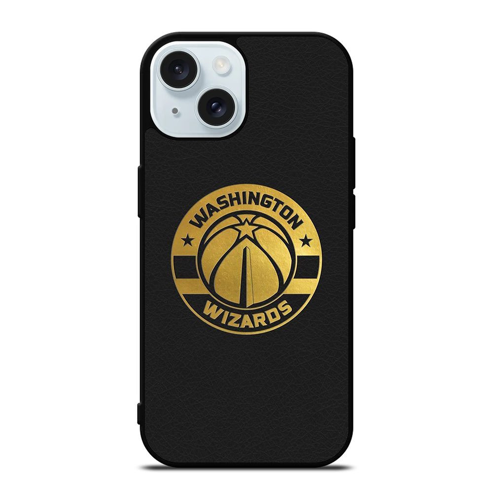WASHINGTON WIZARDS BASKETBALL GOLD LOGO iPhone 15 Case Cover