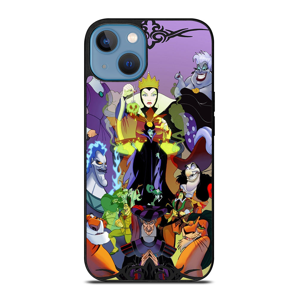 WICKED DISNEY VILLAINS CARTOON 3 iPhone 13 Case Cover