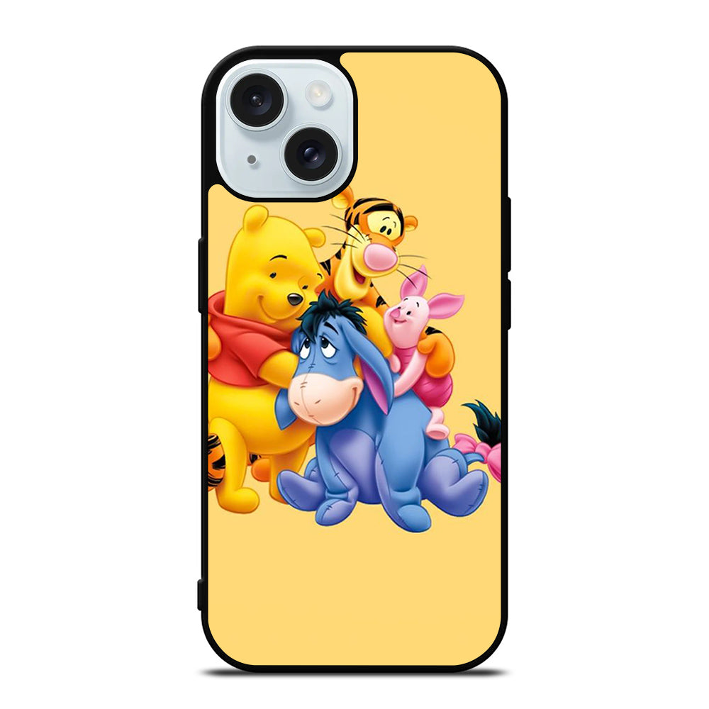 WINNIE THE POOH AND FRIENDS iPhone 15 Case Cover