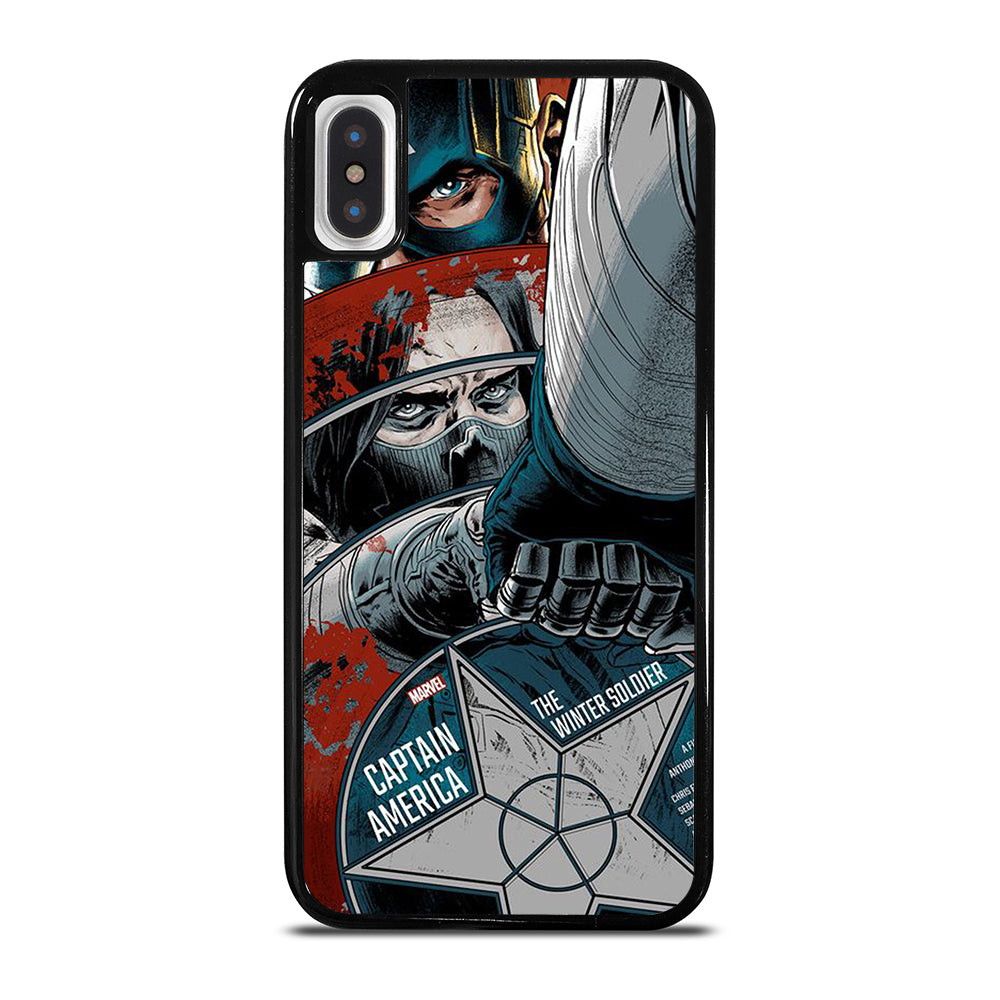 WINTER SOLDIER MARVEL COMIC iPhone X / XS Case Cover