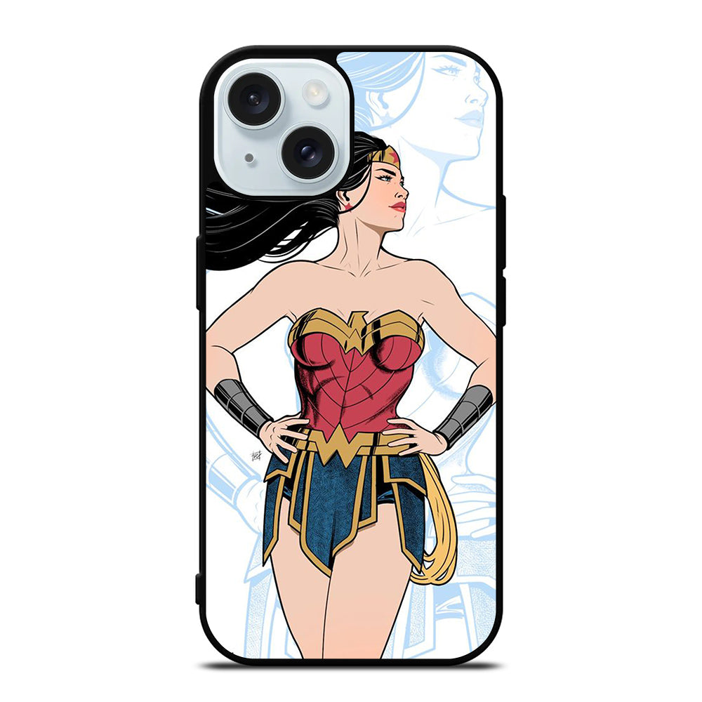 WONDER WOMAN CARTOON iPhone 15 Case Cover