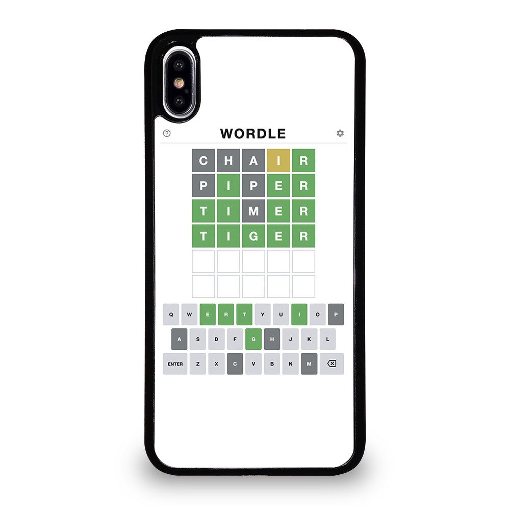 WORDLE GAME iPhone XS Max Case Cover