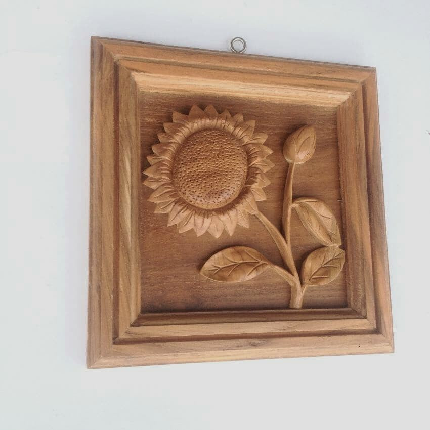 Sunflower Carve Wall Art Decor