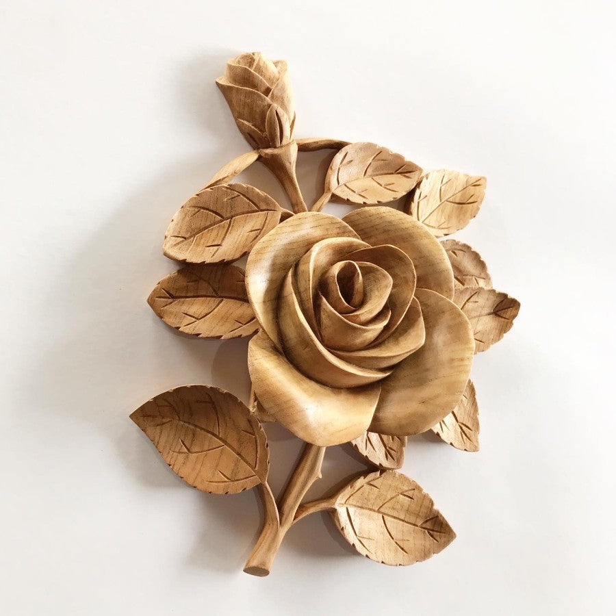 Beauty Rose Wall Art Frameless Decoration