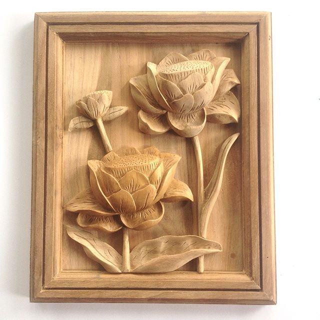 BEAUTY LOTUS FLOWER WALL ART DECORATION