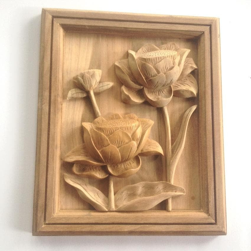 Beauty Lotus Flower Wall Art Decoration