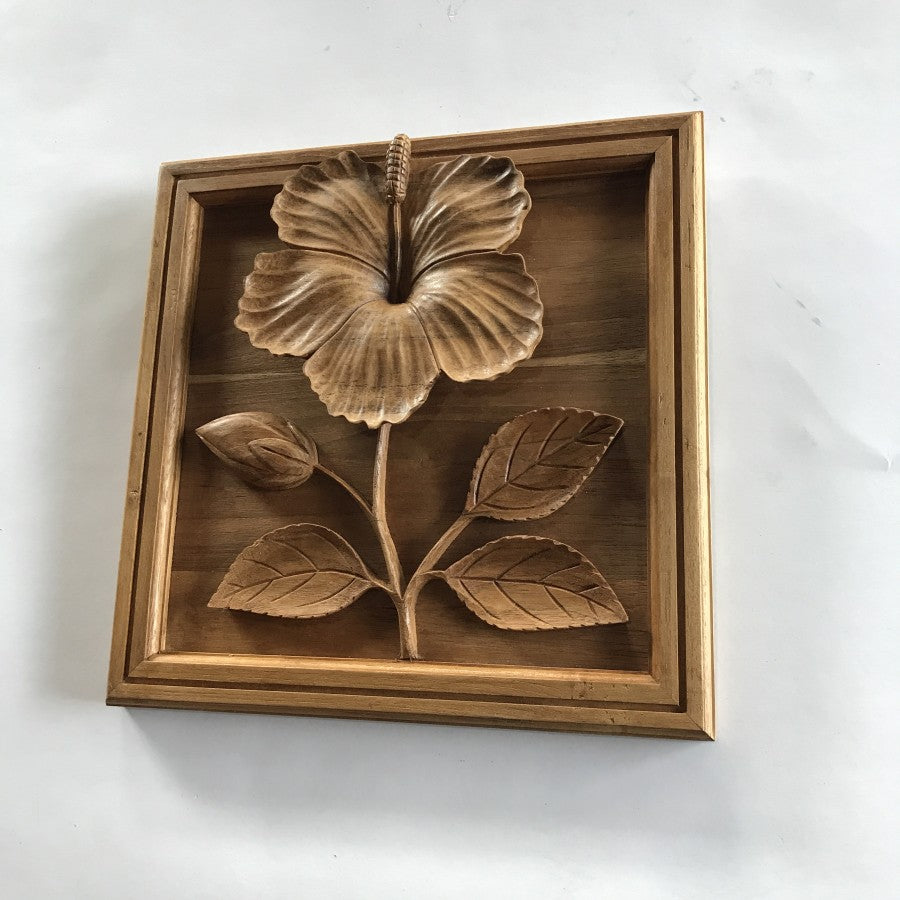 Hibiscus Flower Wall Art Decor