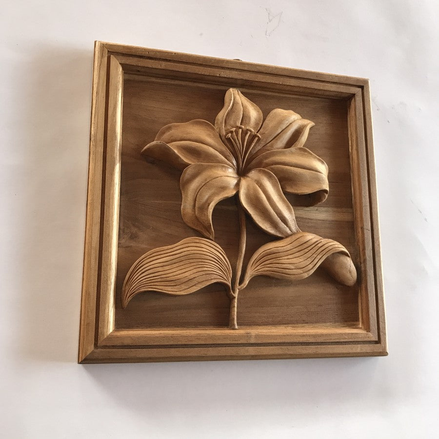 Lily Flower Wall Art Decor