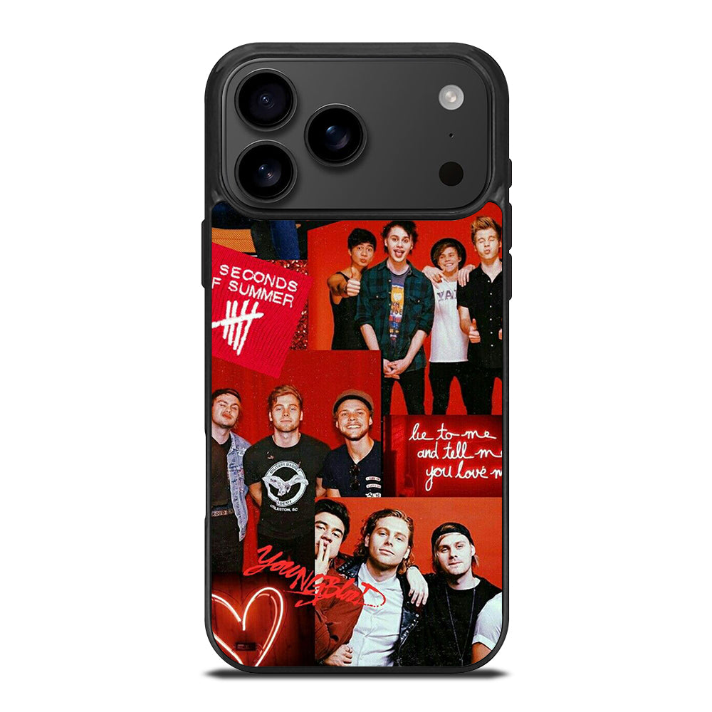 5 SECONDS OF SUMMER BAND 2 iPhone 17 Pro Max Case Cover