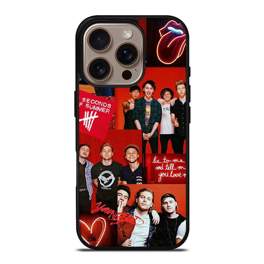 5 SECONDS OF SUMMER BAND 2 iPhone 16 Pro Case Cover